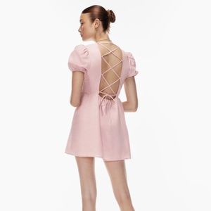 Aritzia | Saida Dress in Poetic Pink XS